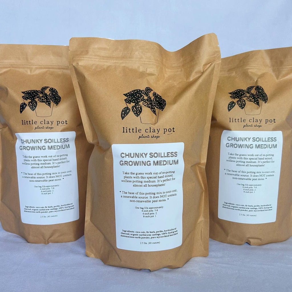 where to buy soilless potting mix Chunky Soilless Potting Medium (2.5 lbs) – little clay pot
